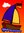Sandbild Bastelset "Segelboot"